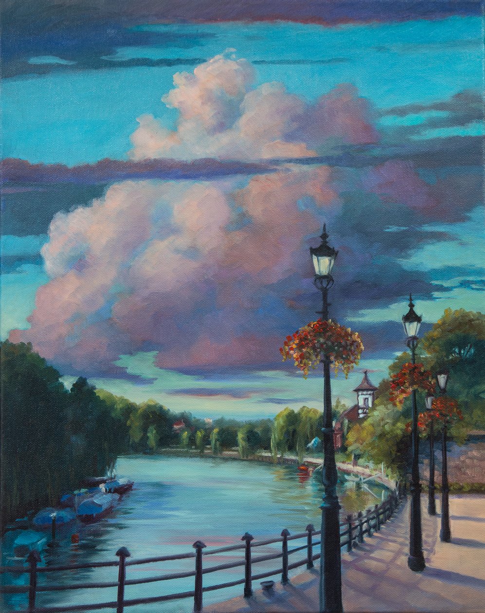 Twickenham Embankment, 2017 alkotó: Unbekannt Unbekannt