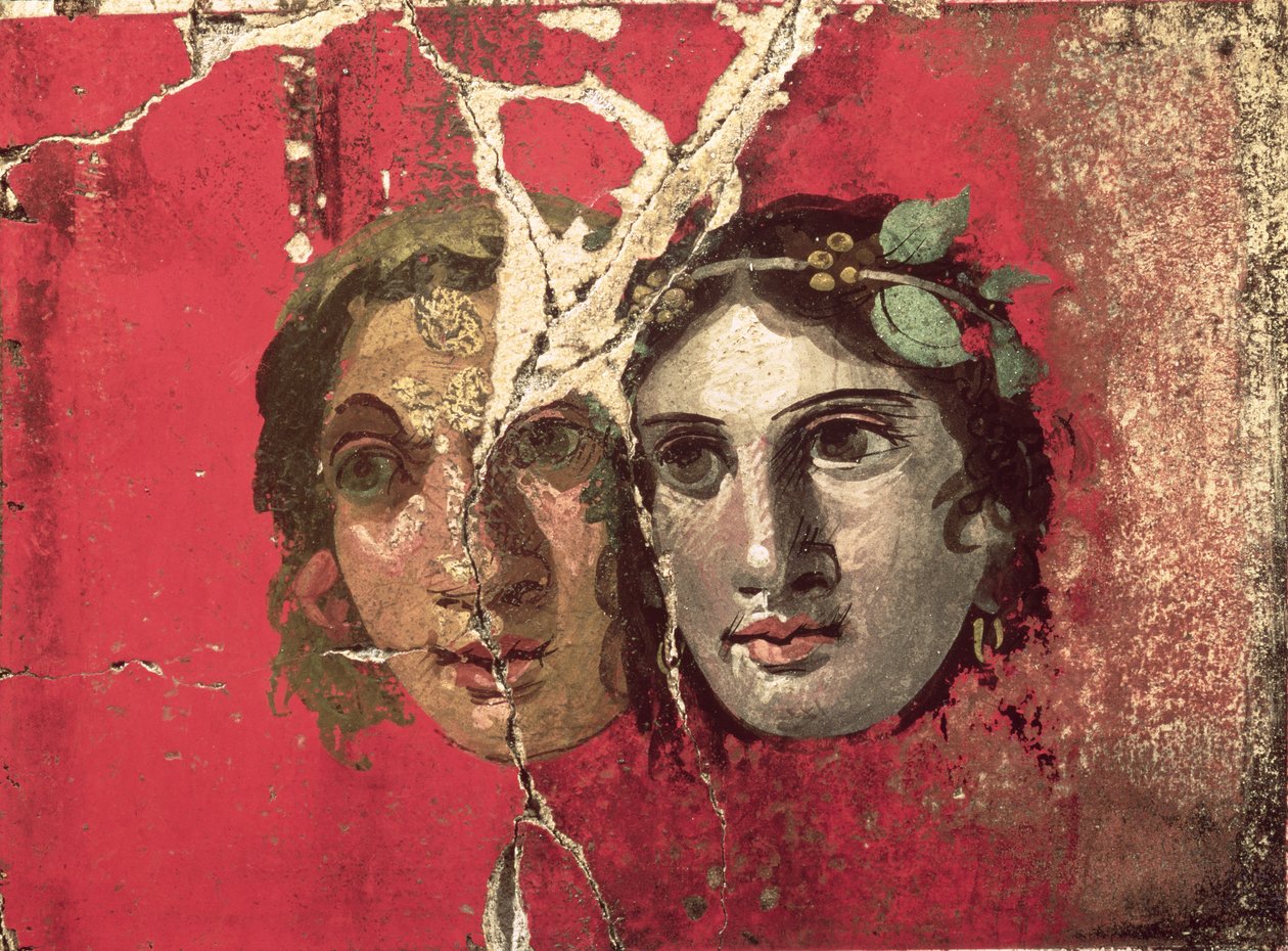 Falfestmény egy házaspárról, Pompei, Kr.u. 1. század alkotó: Unbekannt Unbekannt