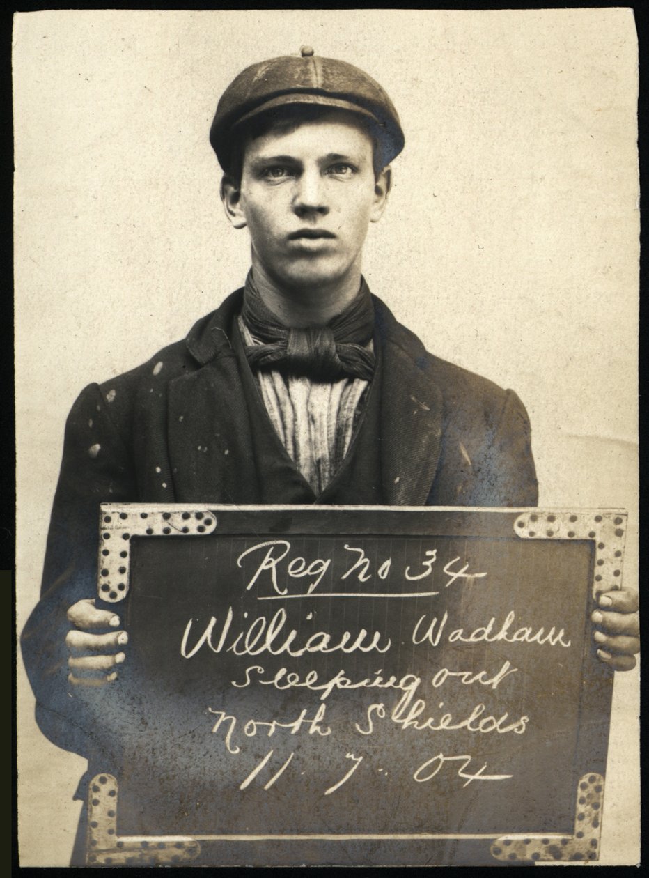 William Wadhamet letartóztatták durva alvás miatt, North Shields, Egyesült Királyság, 1904 alkotó: Unbekannt Unbekannt