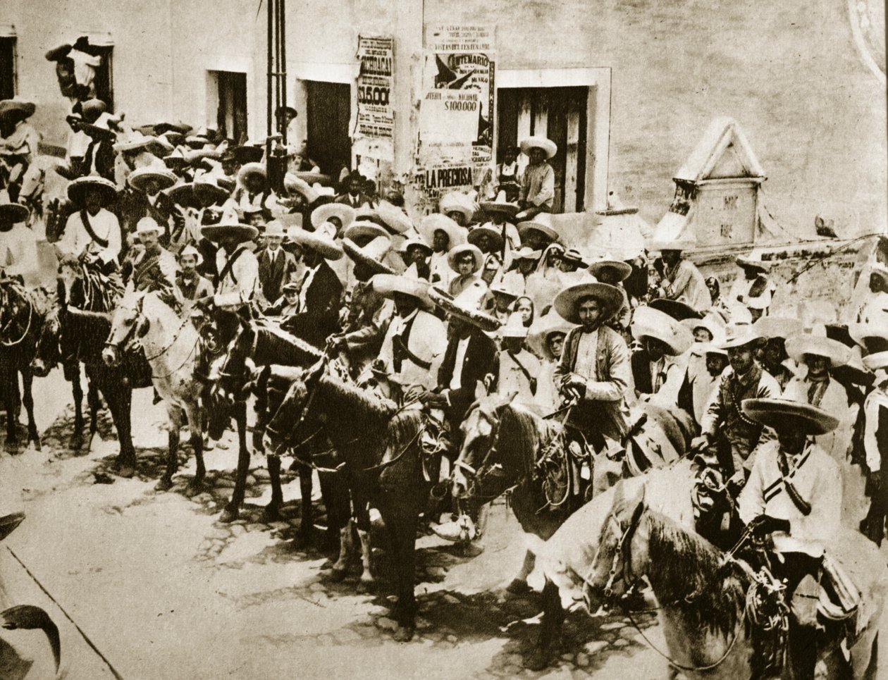Zapata és emberei, 1910 alkotó: Unbekannt Unbekannt