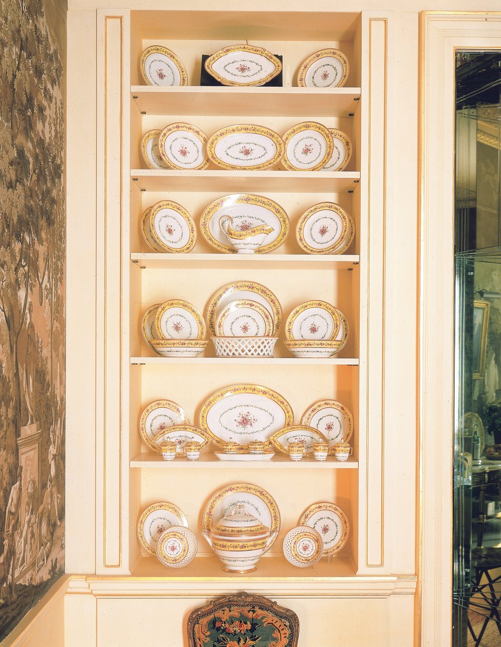 Párizsban (Rue des Crussol) vacsora, 1792-95 körül (porcelán) alkotó: Unbekannt