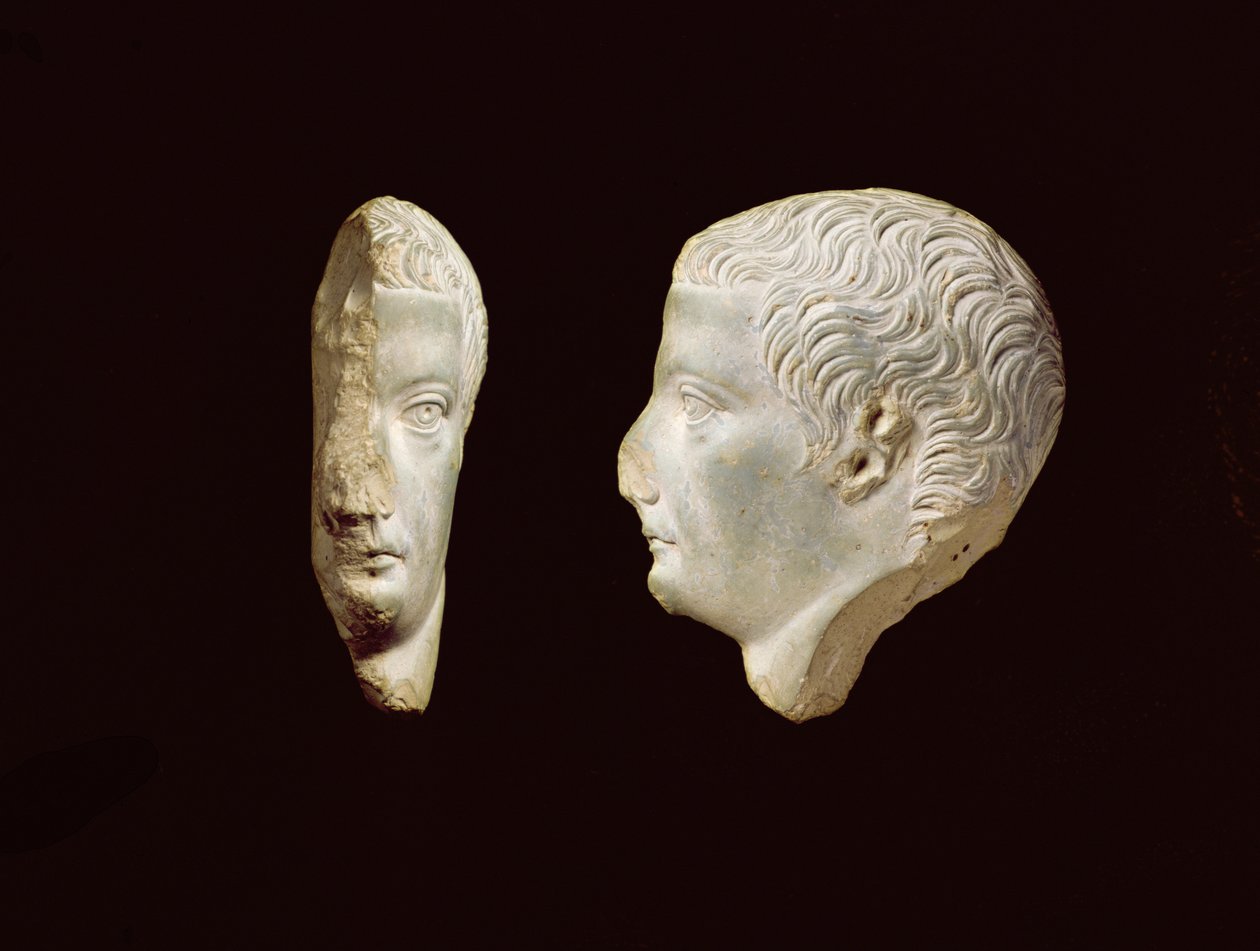 A domborműves főnök profilképe Tiberius császárról (14-37) 1. század (fritt) alkotó: Unbekannt