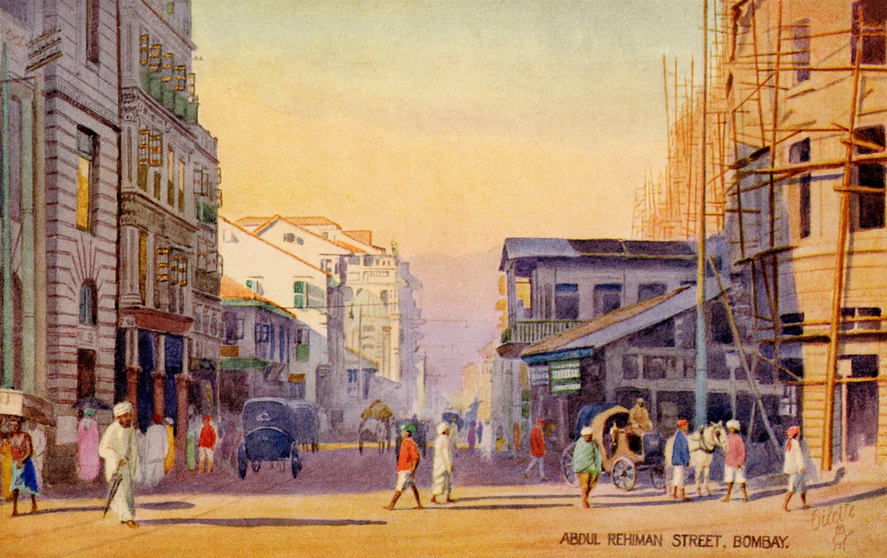 Abdul Rehman Street, Mumbai (Bombay) alkotó: Unbekannter Künstler