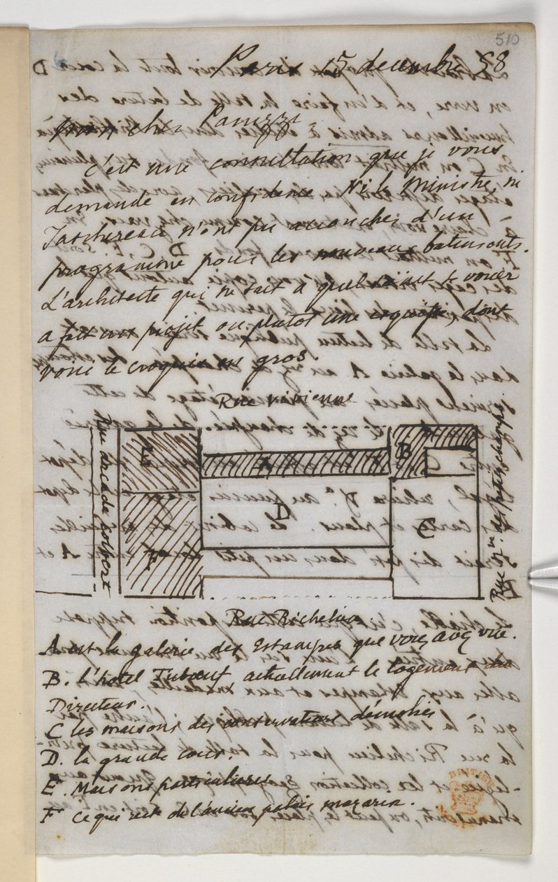 Adja hozzá az MS 36718 f.510 levelet Panizzihez alkotó: Unbekannter Künstler