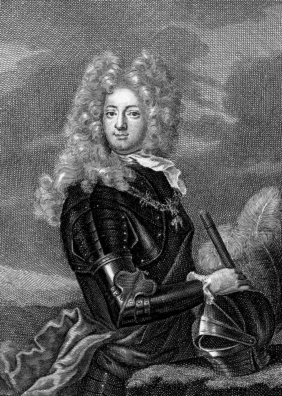 Adrien Maurice Ayen grófja 1678-1766 , Noailles 3. hercege (metszet) alkotó: Unbekannter Künstler