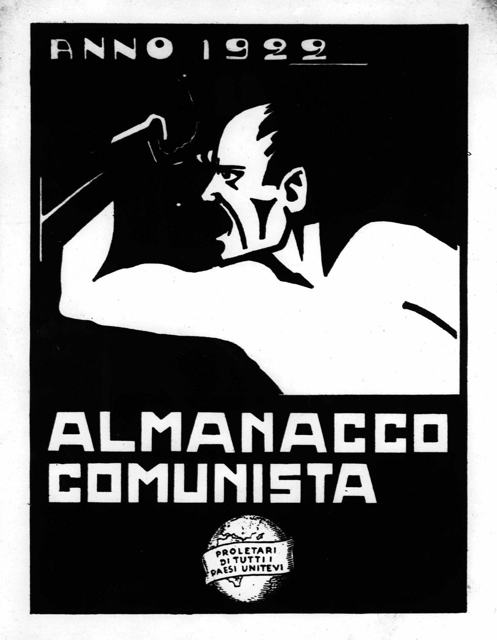 Az Olasz Kommunista Párt (PCI) propagandaplakátja 1922-ből: almanach. alkotó: Alec Hunter