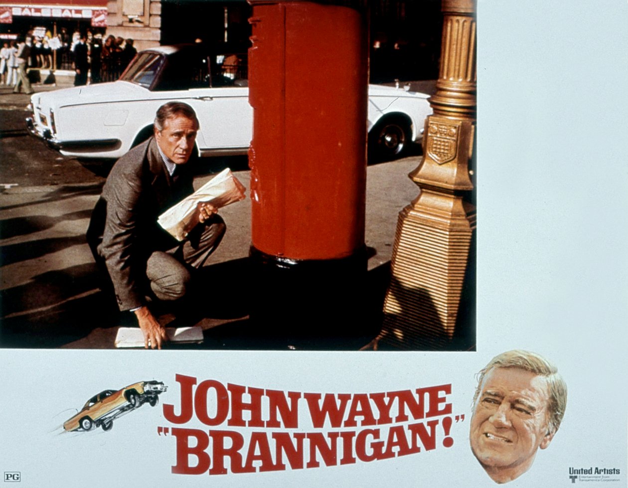 Douglashichok Brannigan filmplakátja John Wayne főszereplésével 1975 alkotó: Unbekannt