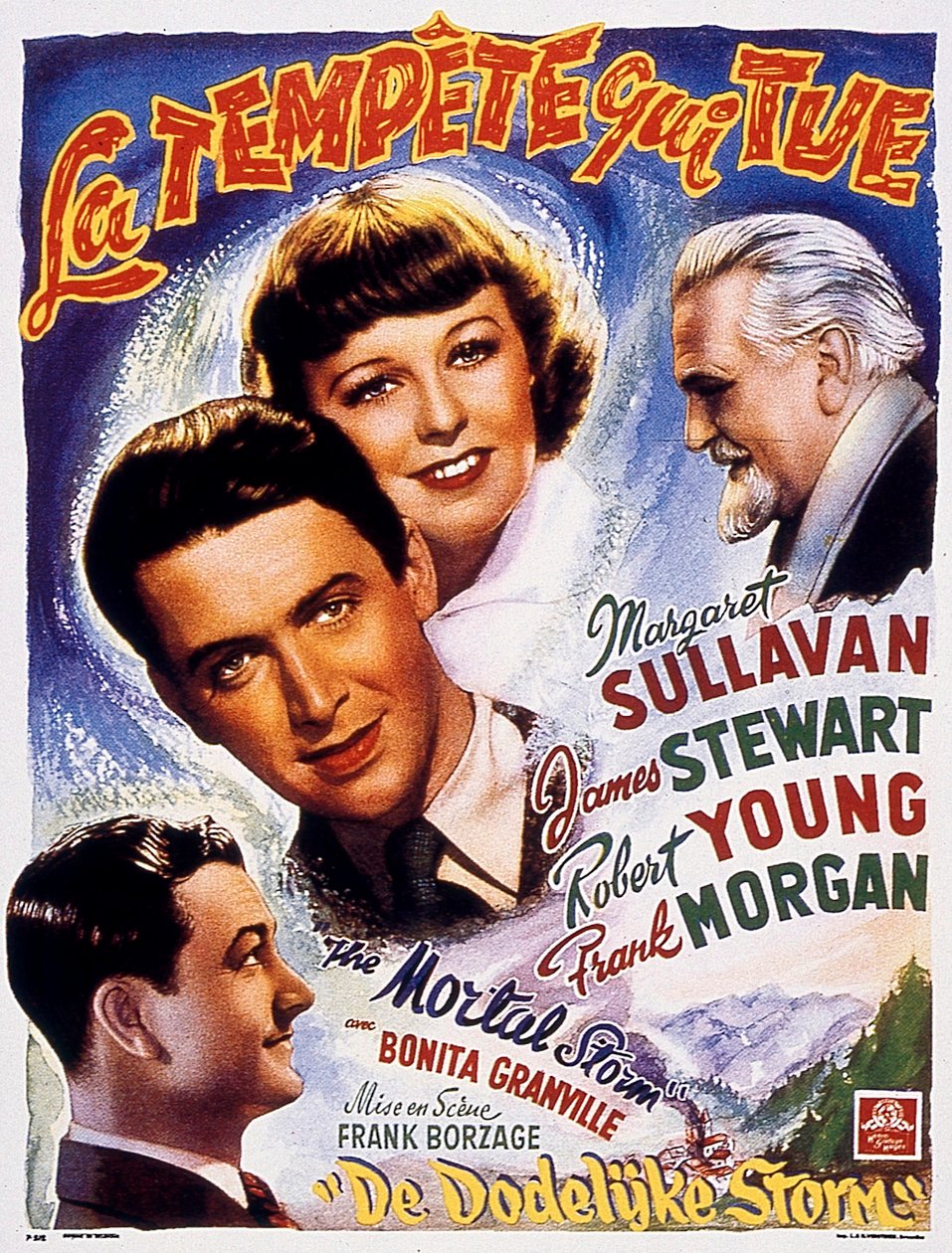 Frank Borzage Killing Tempest című filmplakátja Margaret Sullavannal és James Stewarttal, 1940 alkotó: Unbekannt