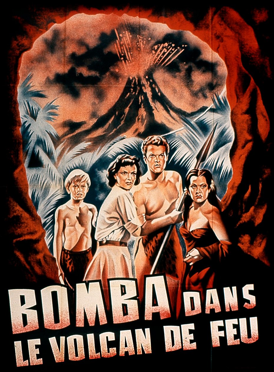 FordBeebe Az elveszett vulkán című film plakátja Johnny Sheffielddel és Donald Woodsszal 1950 alkotó: Unbekannt