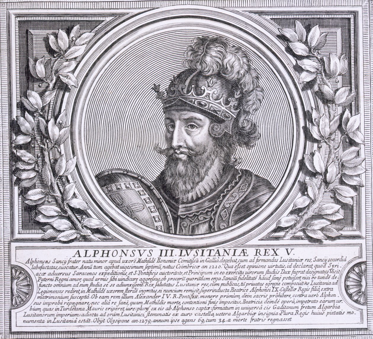Portugál Afonso III (litho) alkotó: Unbekannt