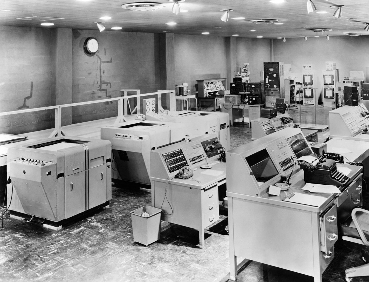 Air Force Control Room, Egyesült Államok, 1954 körül (f/w fotó) alkotó: Unbekannt