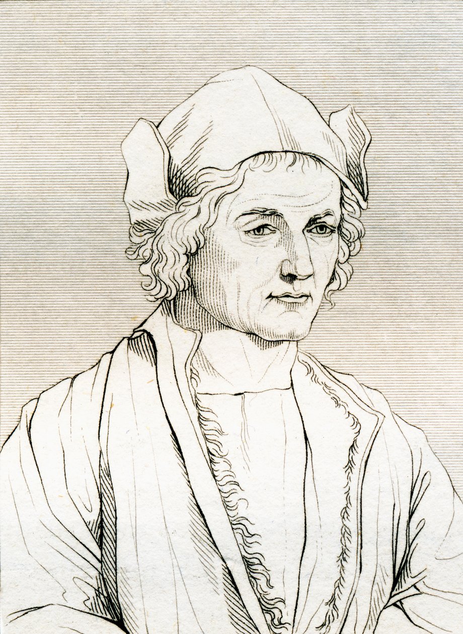 Albrecht Dürer apja, Albrecht Dürer 1497-es festménye után, a Portrék és Festmények Történelmi Galériájából, 1808-ban. alkotó: Unbekannt