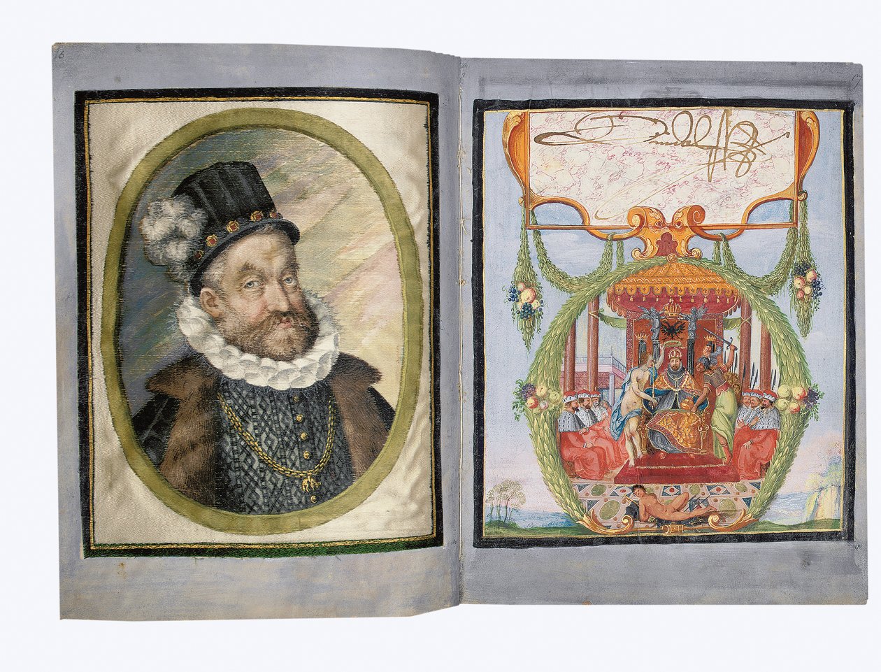 Album Amicorum - Das Grosse Stammbuch, Philipp Hainhofer, német, latin, francia és olasz nyelven alkotó: Unbekannt