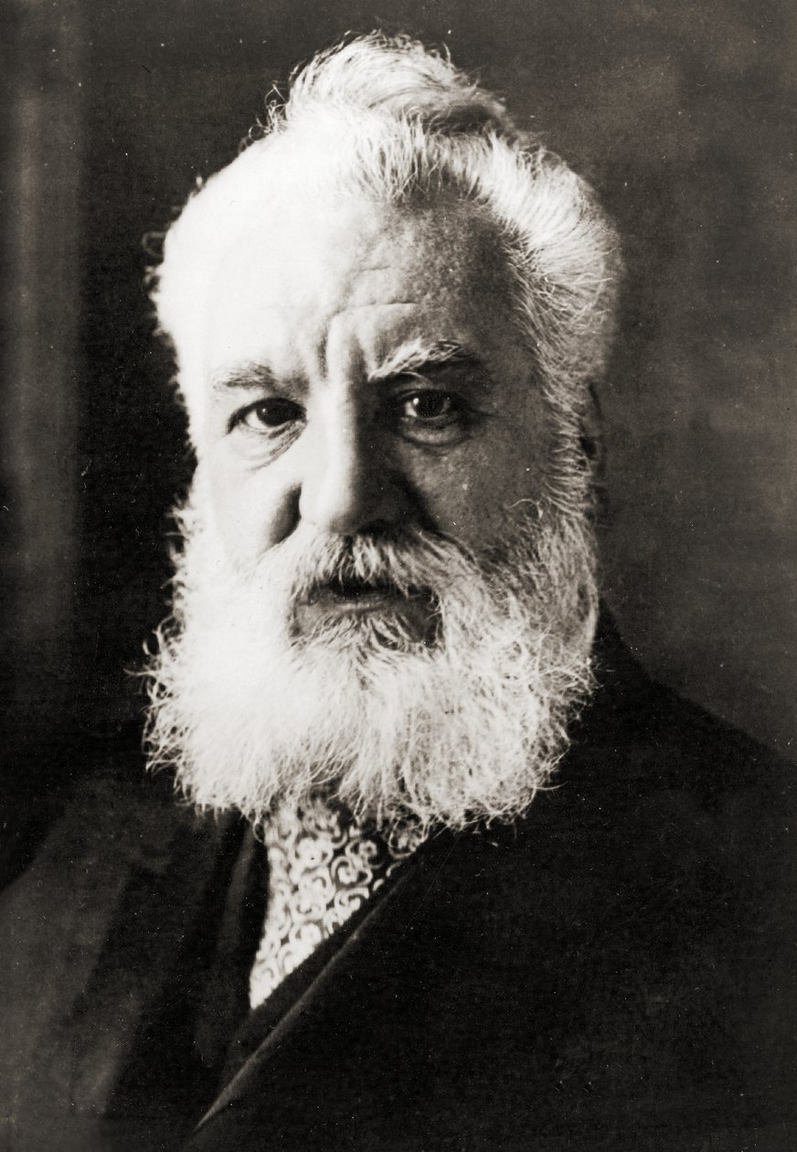 Alexander Graham Bell, 1920 körül (fekete-fehér fotó) alkotó: Unbekannter Künstler
