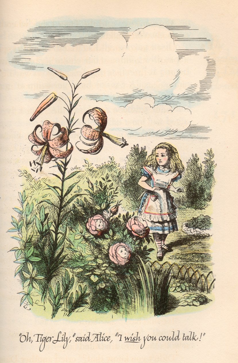 Alice Csodaországban és a Nézőüvegen keresztül, Lewis Carroll, Illusztrálta: John Tenniel alkotó: Unbekannt
