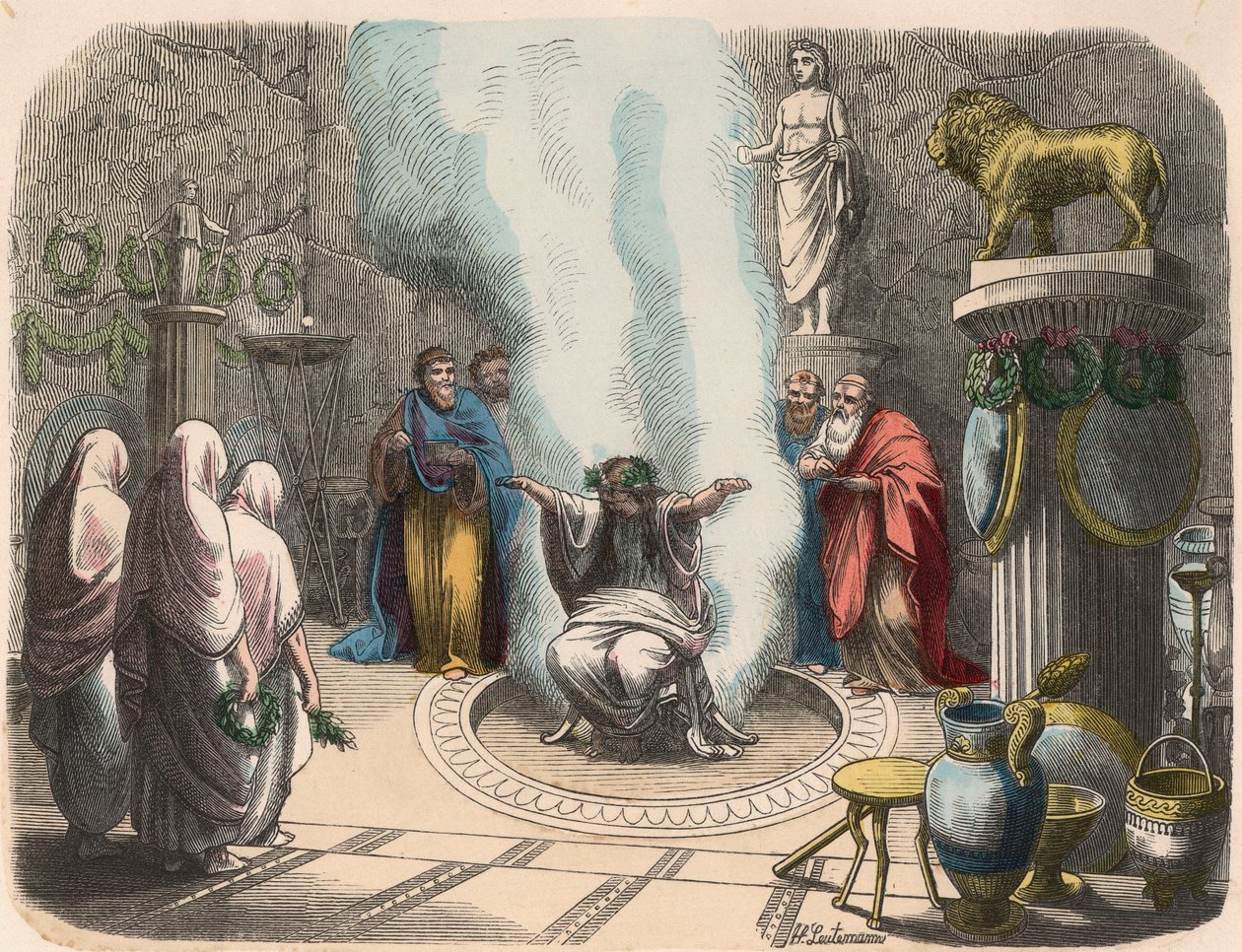 Az ókori Görögország: Apollón-szentély: Delphi jóslata alkotó: Unbekannt