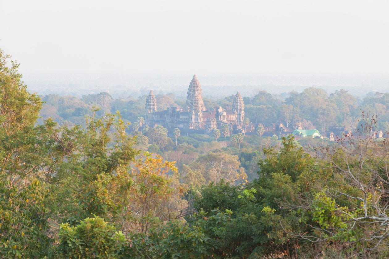Angkor Wat Phnom Bakheng domboldali templomából nézve, Siem Reap, Kambodzsa (fotó) alkotó: Unbekannter Künstler