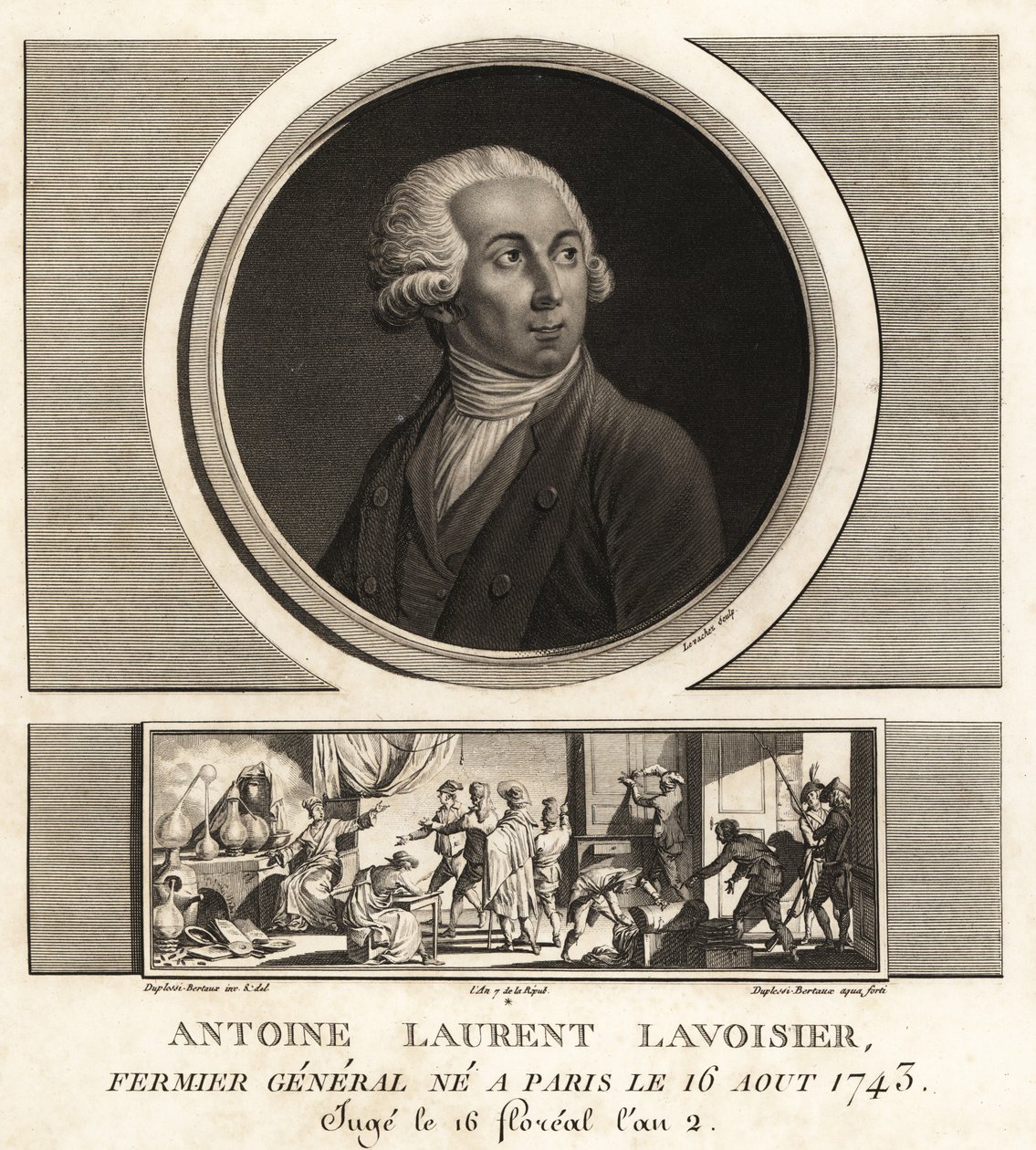 Antoine Laurent Lavoisier francia nemes és vegyész alkotó: Unbekannt