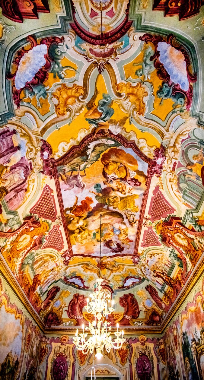 Arcadia szoba Domenico Carella freskóival, Palazzo Ducale, Martina Franca, Puglia, Martina Franca, Puglia, Olaszország, Európa (fotó) alkotó: Unbekannter Künstler