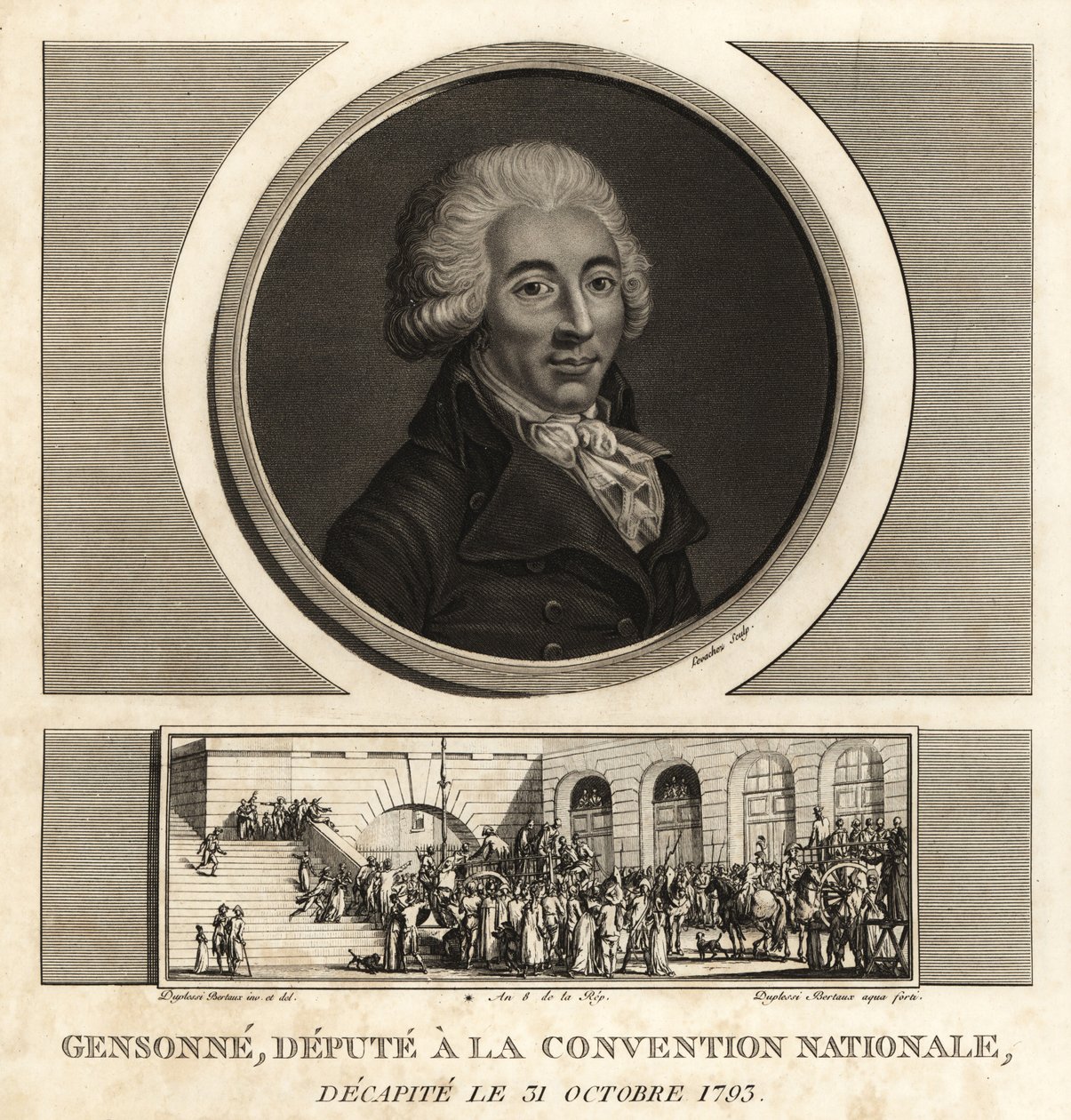 Armand Gensonne (1758-1793), francia politikus és a Konvent helyettese alkotó: Unbekannt