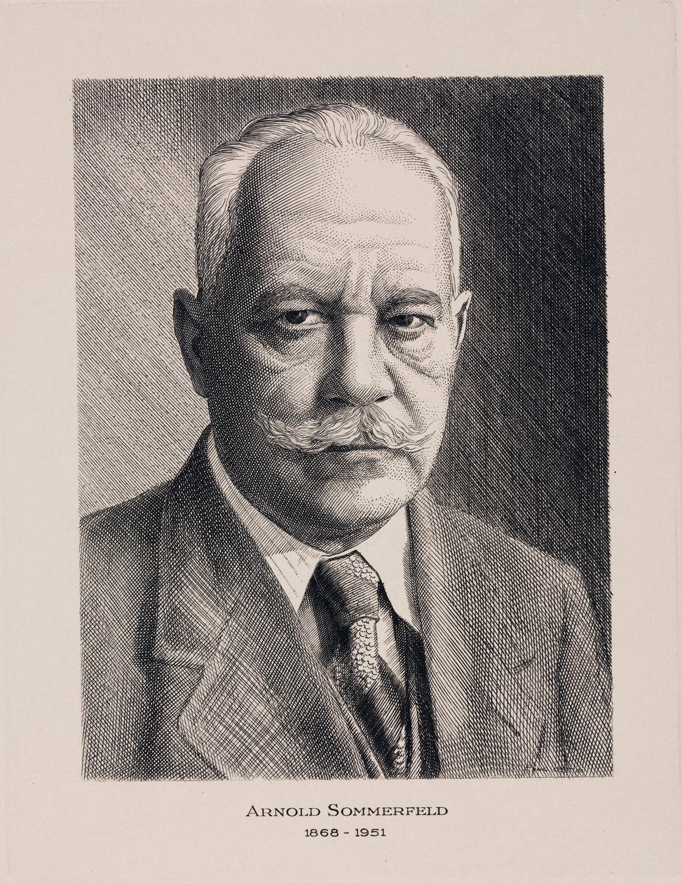 Arnold Sommerfeld német fizikus, 1930 alkotó: Unbekannt