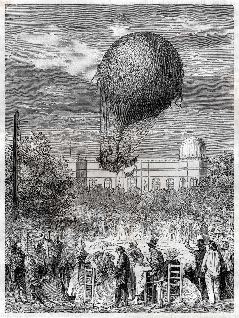 Ascension en ballon. Léggömb repülés. alkotó: Nicolas Liez