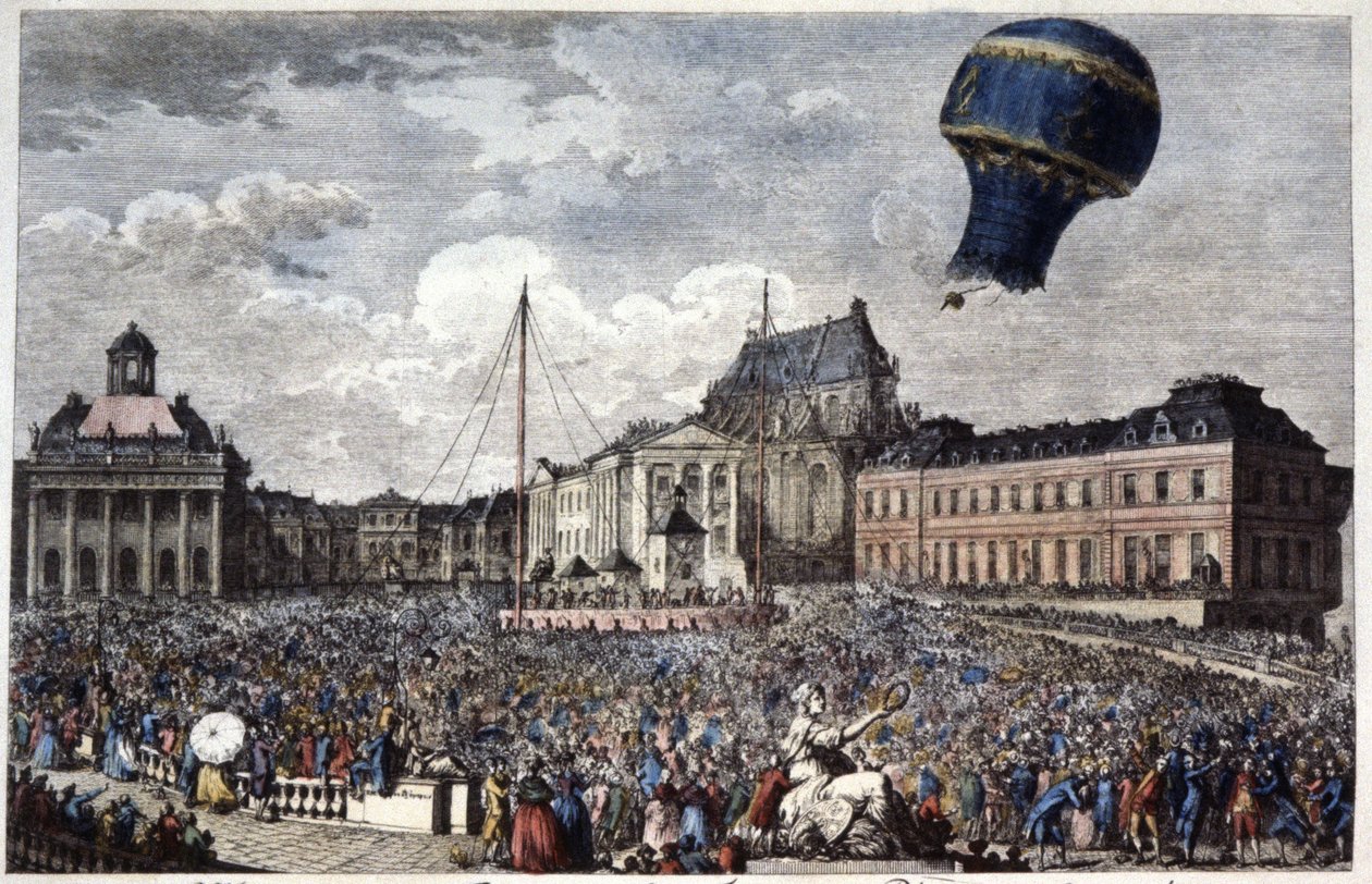 A "Martial" hőlégballon felemelkedése alkotó: Unbekannter Künstler