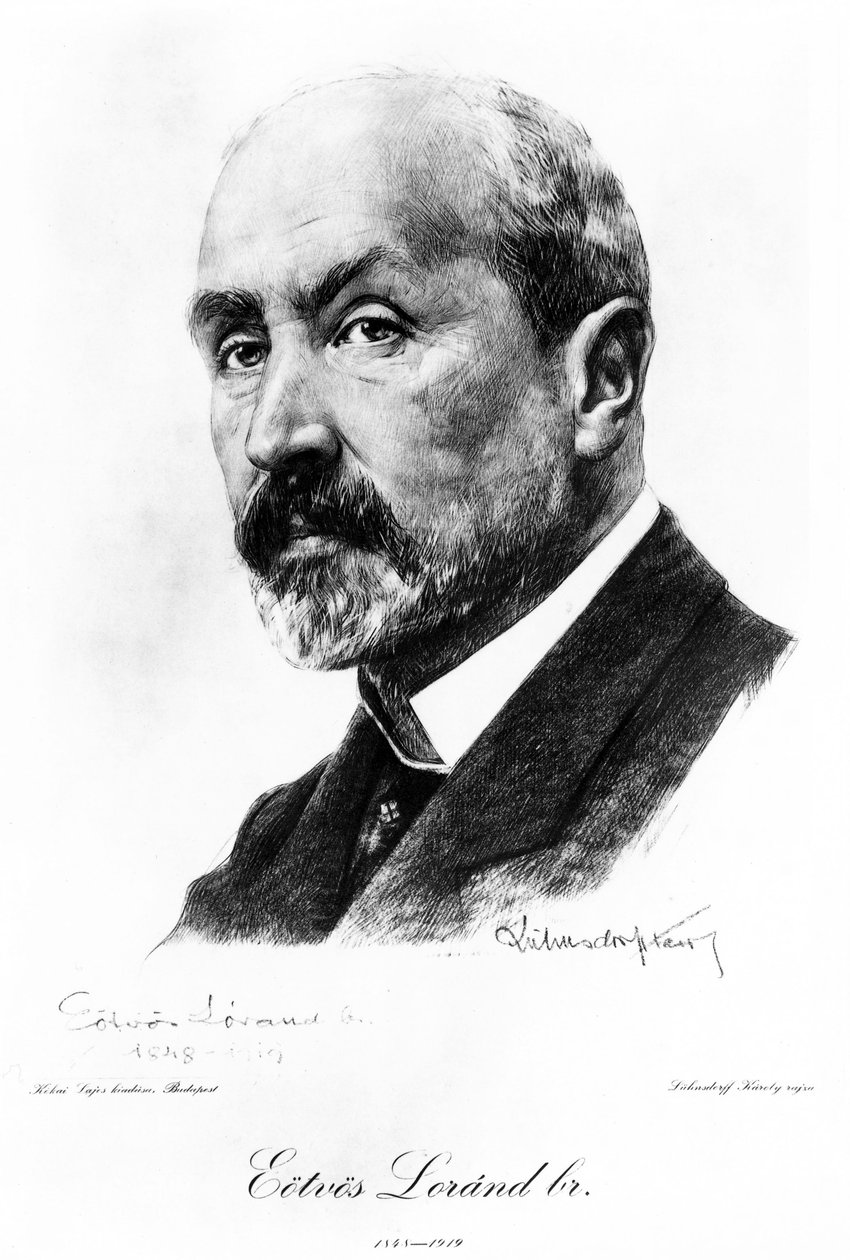 Lorand von Eotvos báró, magyar fizikus, 1900 alkotó: Unbekannt