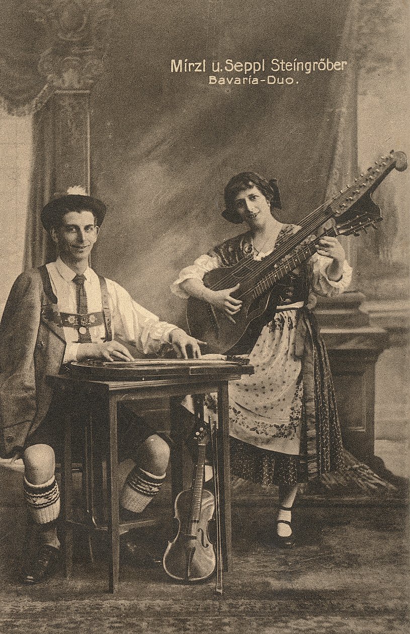 Bavaria-Duo, Németország, 1910 körül (képeslap) alkotó: Unbekannter Künstler