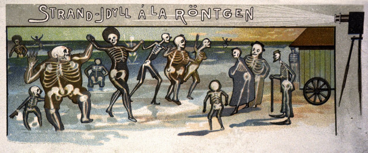 Strandidill a Rontgenben, 1900 körül (illusztráció) alkotó: Unbekannter Künstler