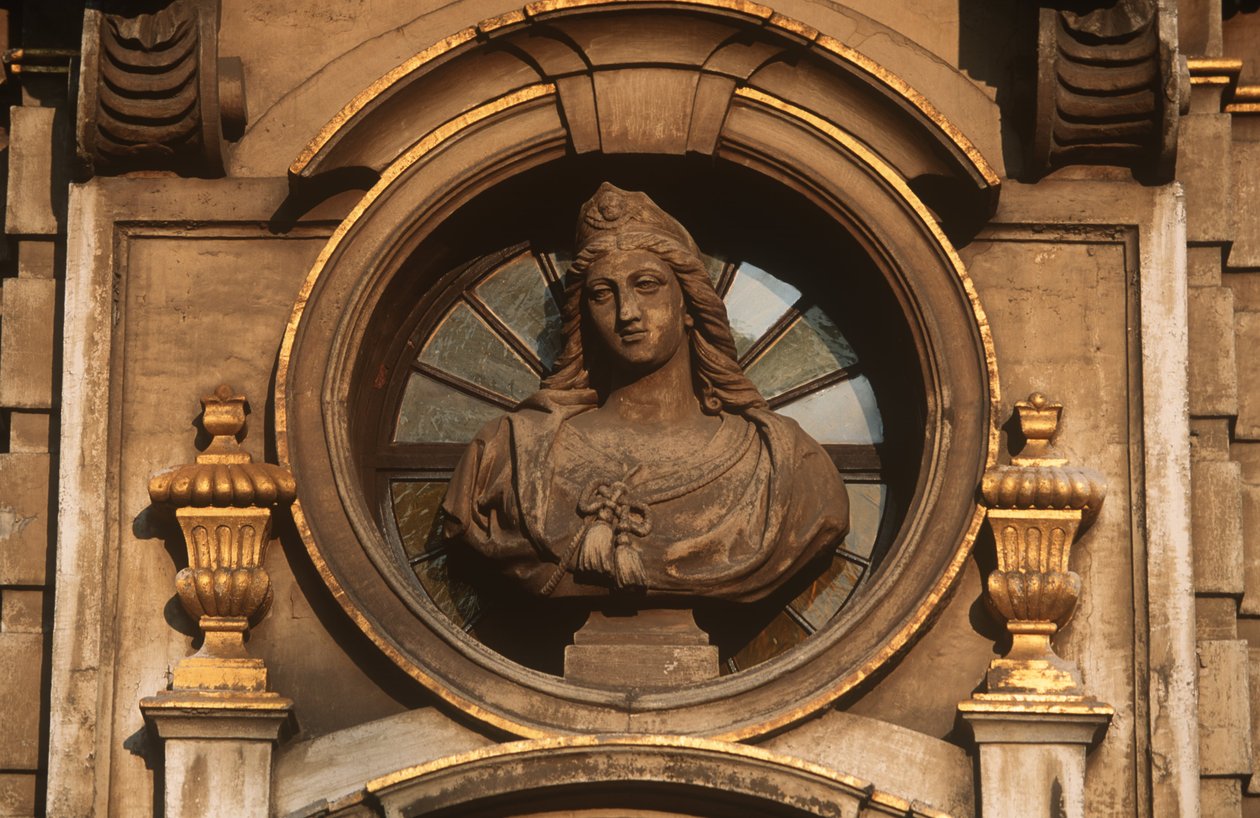 Belgium, Brüsszel, Grand Place, dekoratív részlet alkotó: William Jennys