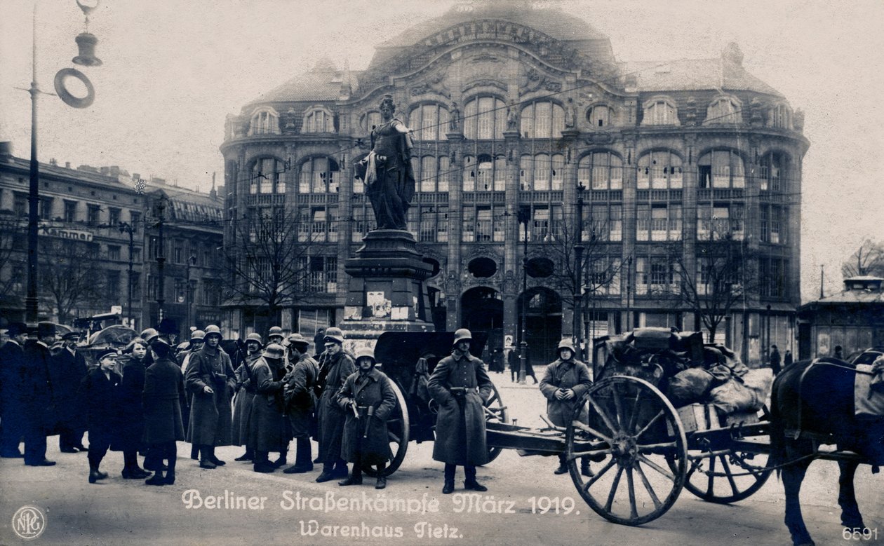 Berlini utcai harcok, 1919 március alkotó: Unbekannter Künstler