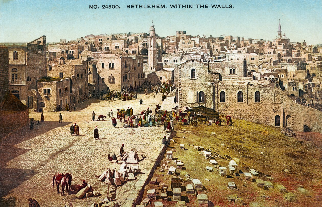 Betlehem, 1900-as évek eleje (képeslap) alkotó: Unbekannter Künstler