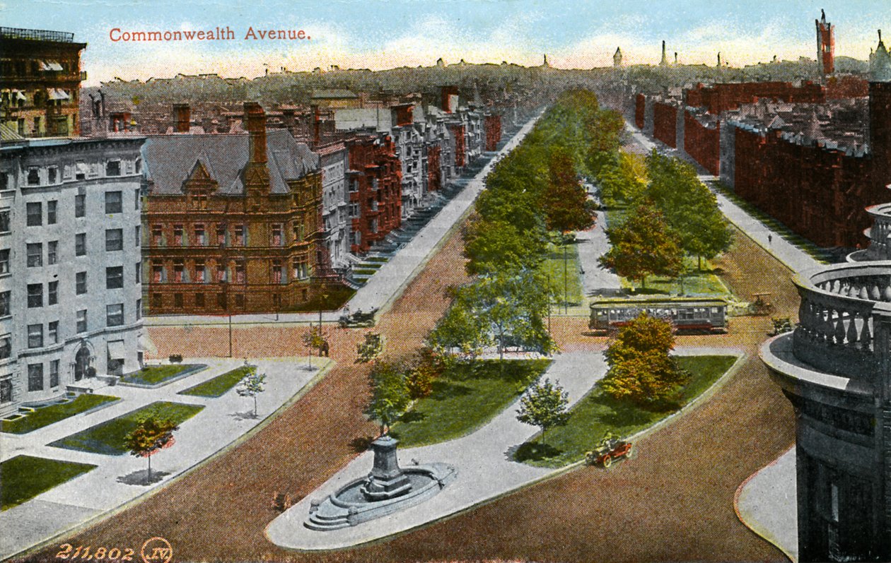 Boston: Commonwealth Avenue alkotó: Unbekannter Künstler