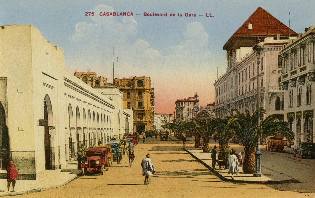 Boulevard de la Gare, Casablanca, Marokkó alkotó: Unbekannter Künstler