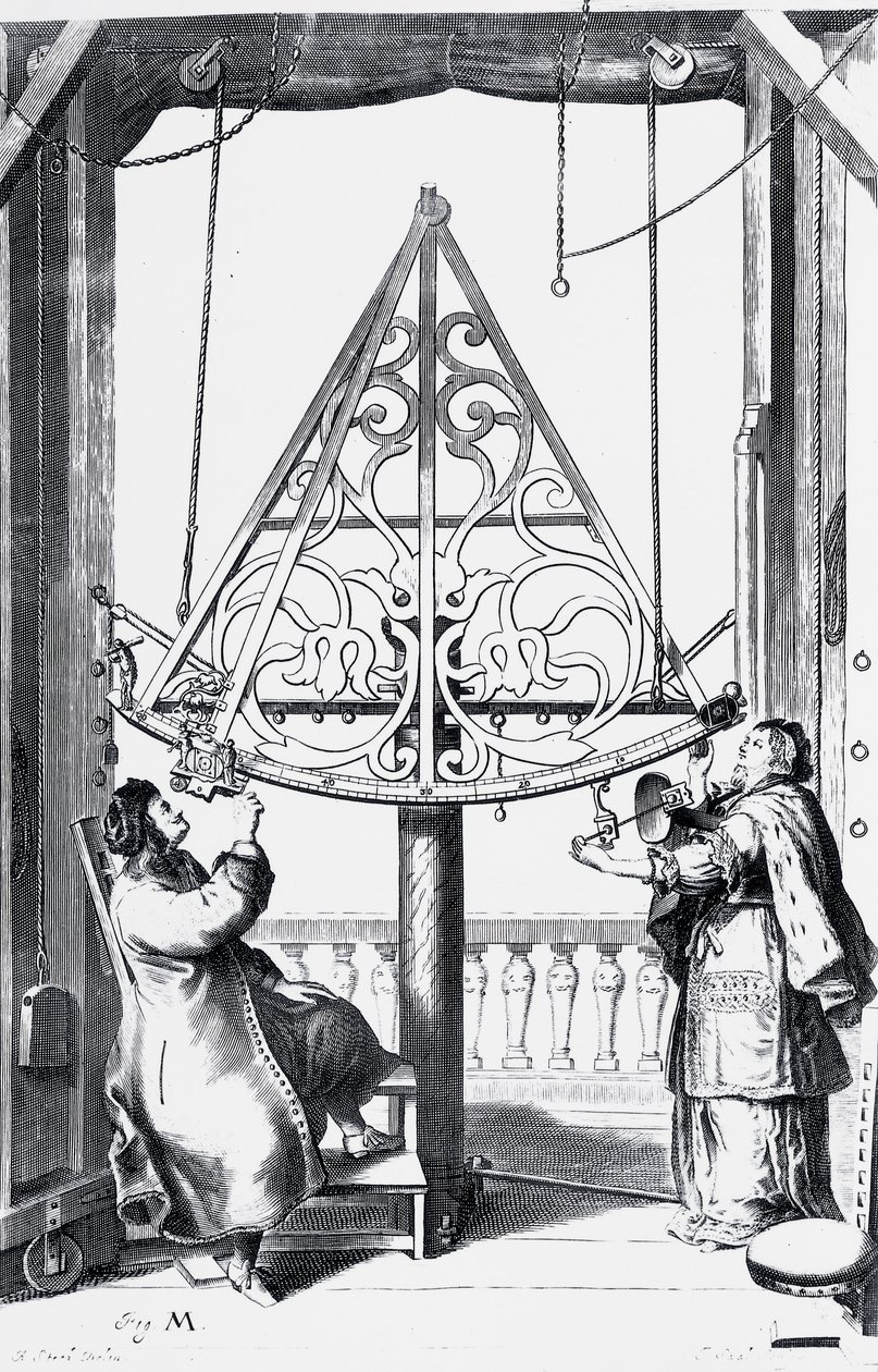 Sárgaréz szextáns, c 1658-1673 alkotó: Unbekannt