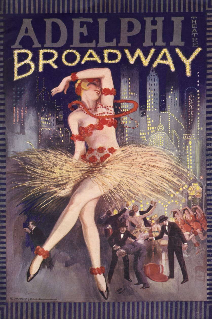 Broadway" , az Adephi Színházban, Londonban alkotó: Unbekannter Künstler