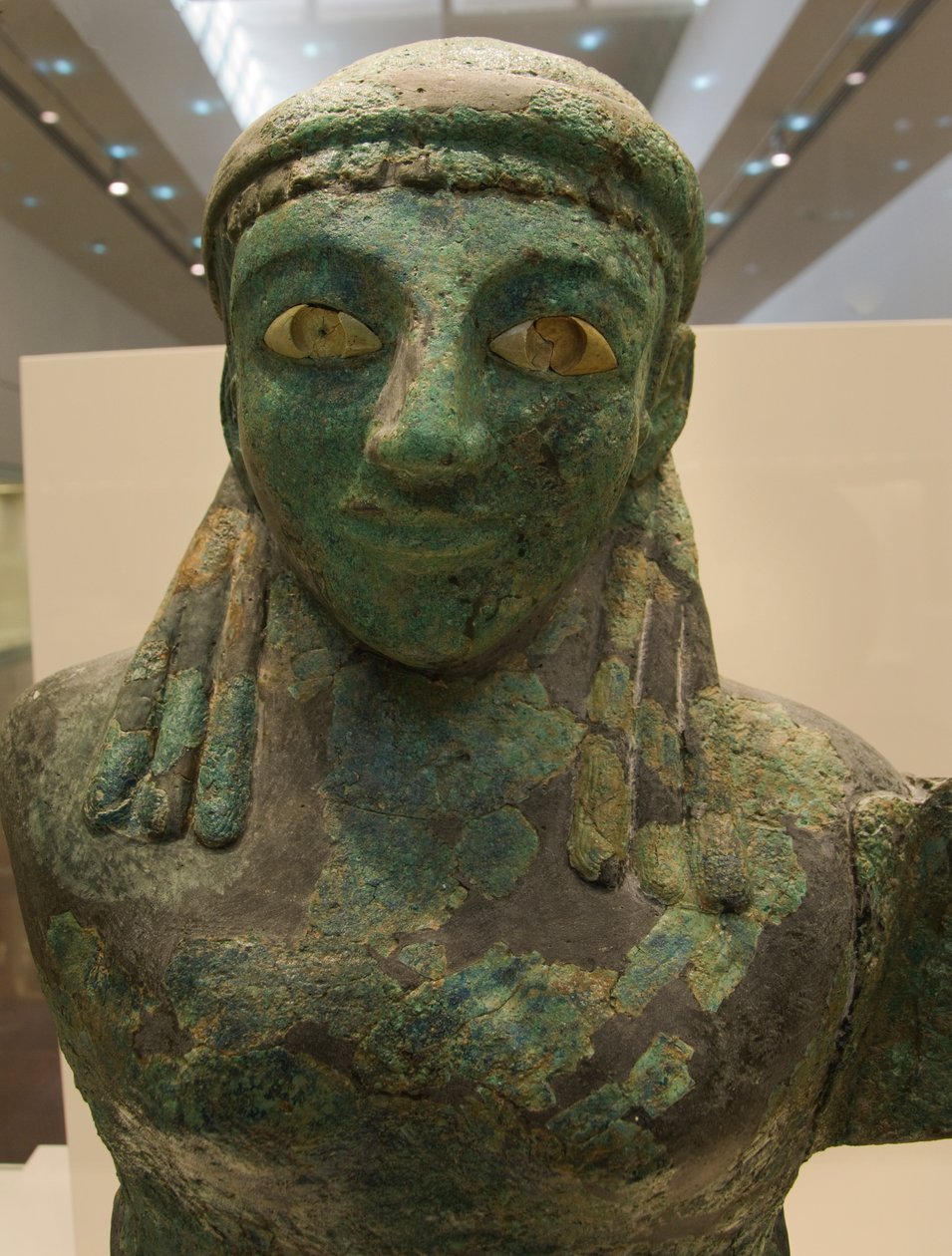 Bronz női szárnyas alak (i.e. 590 - ie 580), Olimpiai Múzeum, Olympia (??????), Peloponnészosz, Görögország (fotó) alkotó: Unknown