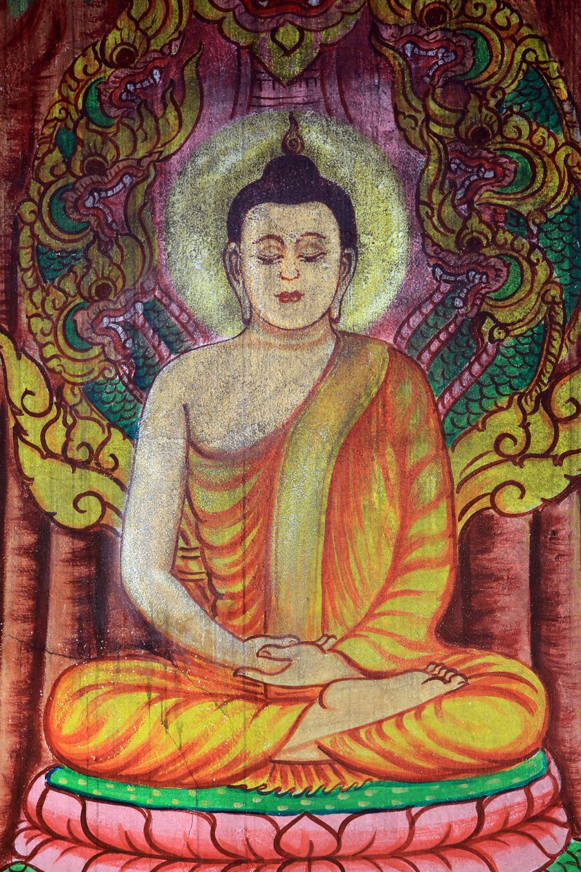 Buddha csütörtök. Wat Simuong. Wat Si Muang. Vientiane. Laosz, 20151030, Vientiane, Laosz alkotó: Unbekannt