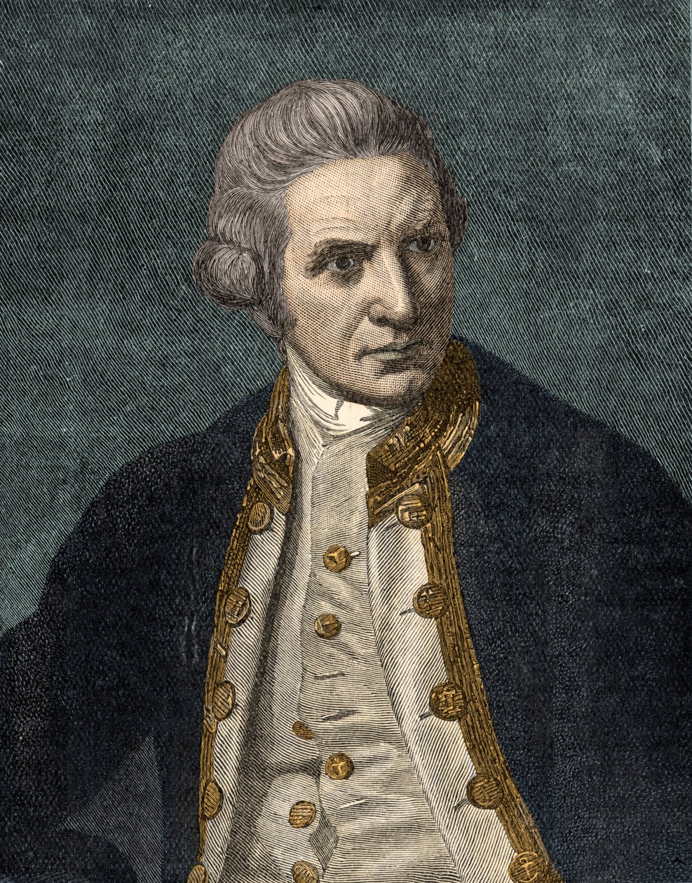 James Cook kapitány – portré alkotó: Unbekannter Künstler