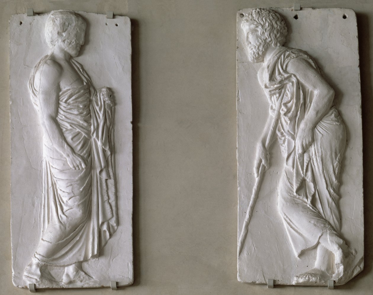 Figurák öntése frízből a Parthenonon (gipsz) alkotó: Unbekannt