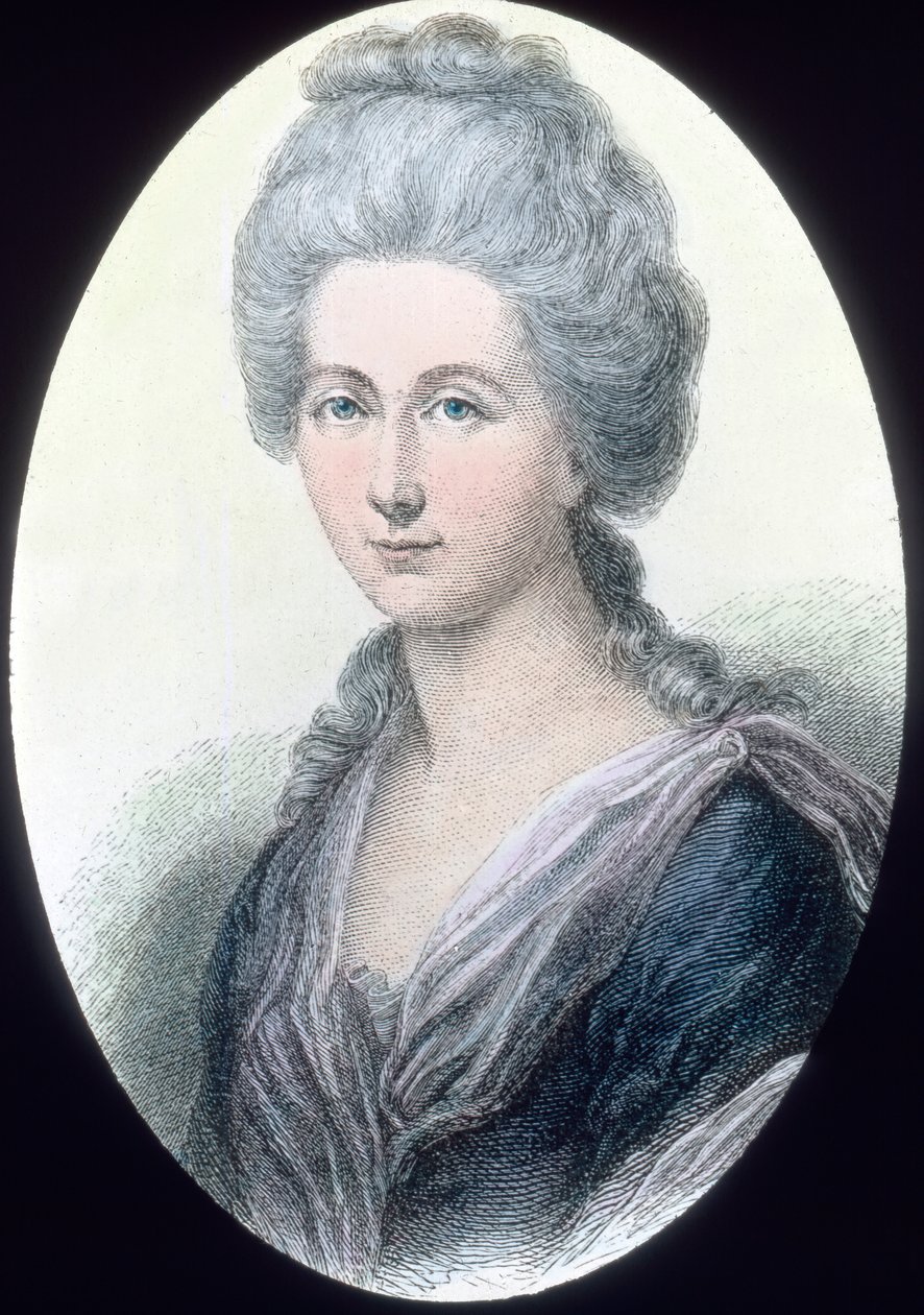 Charlotte Kestner, Lotte karaktere Goethe: Az ifjú Werther szomorúsága című művében alkotó: Unbekannter Künstler