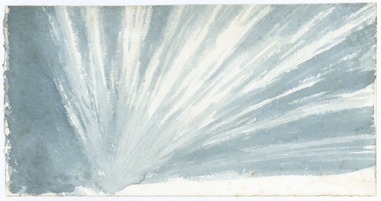 Luke Howard felhő tanulmánya, 1808-1811 körül alkotó: Unbekannter Künstler