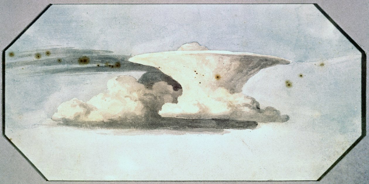 Luke Howard felhő tanulmánya, 1808-1811 körül alkotó: Unbekannter Künstler
