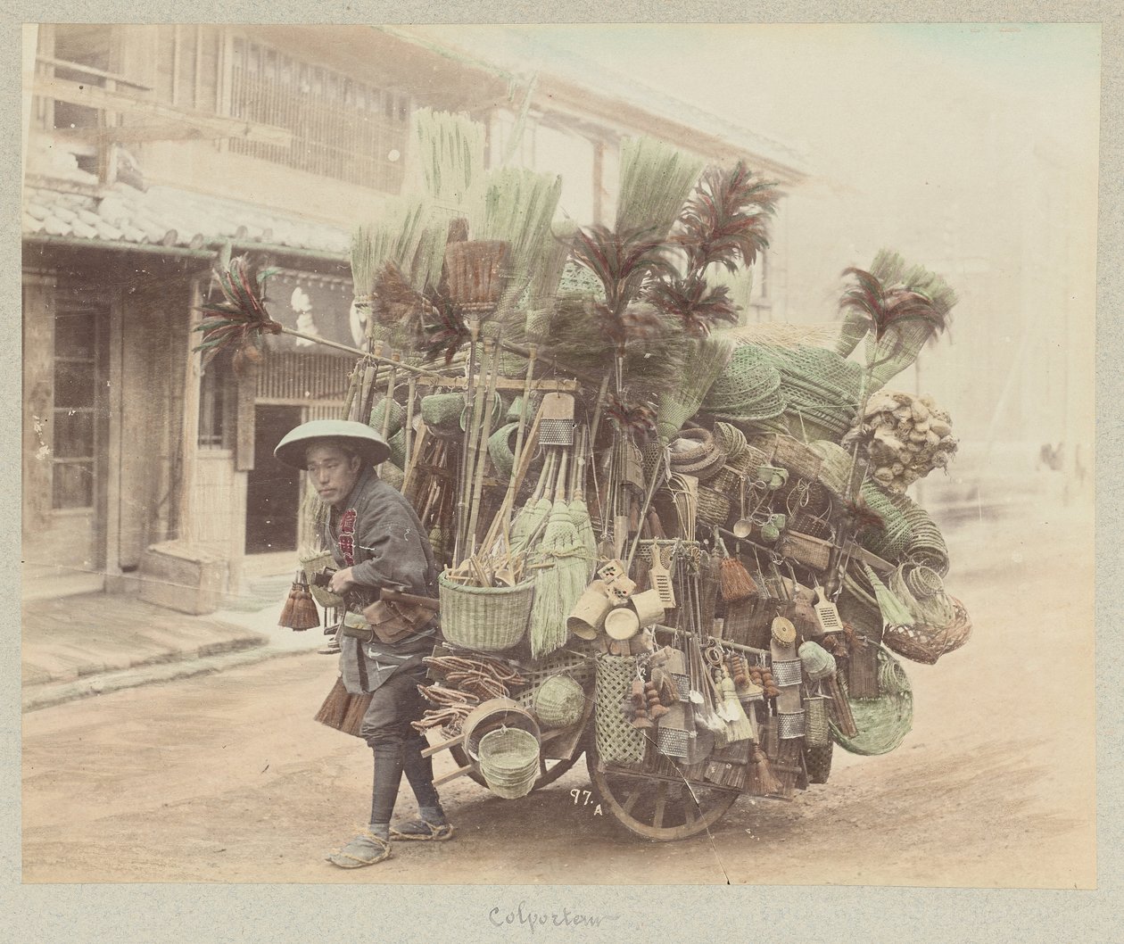 Colporter - Japán 1880-1910 alkotó: Unbekannter Künstler
