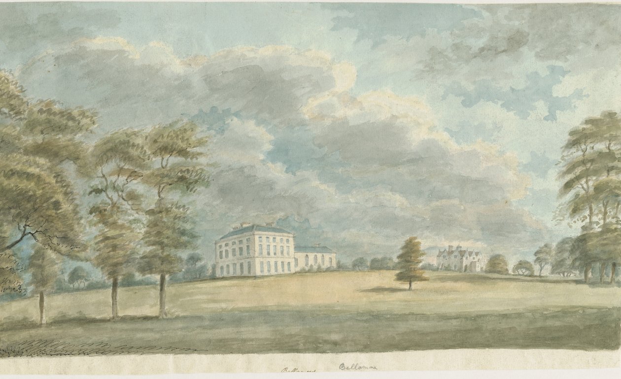 Colton – Bellamore House: akvarell festészet, és [c 1820] alkotó: Unbekannt