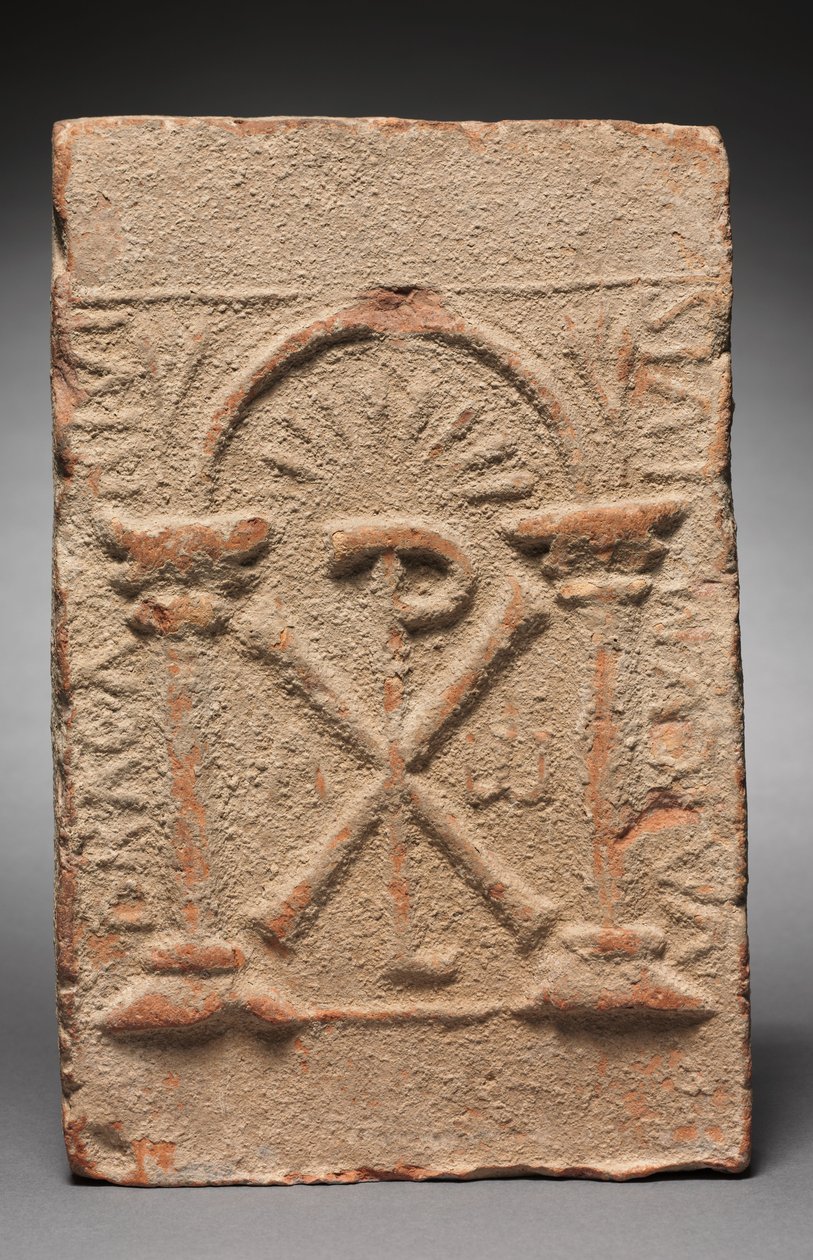 Kolumbáriumi sírtábla Krisztus monogramjával, 500-800 alkotó: Unbekannt