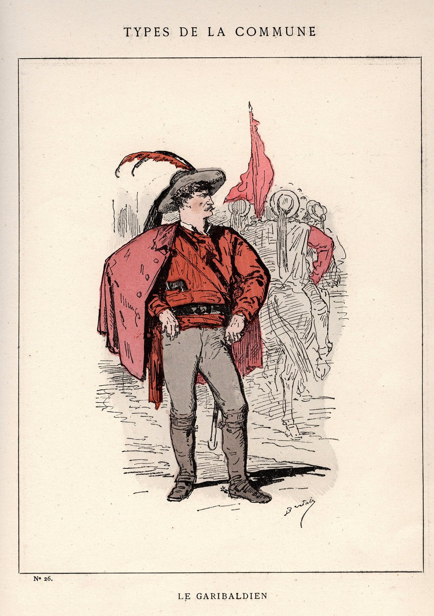 Paris Commune: LE GARIBALDIEN (26) jelmeze a Les Communeux-ban alkotó: Unbekannt
