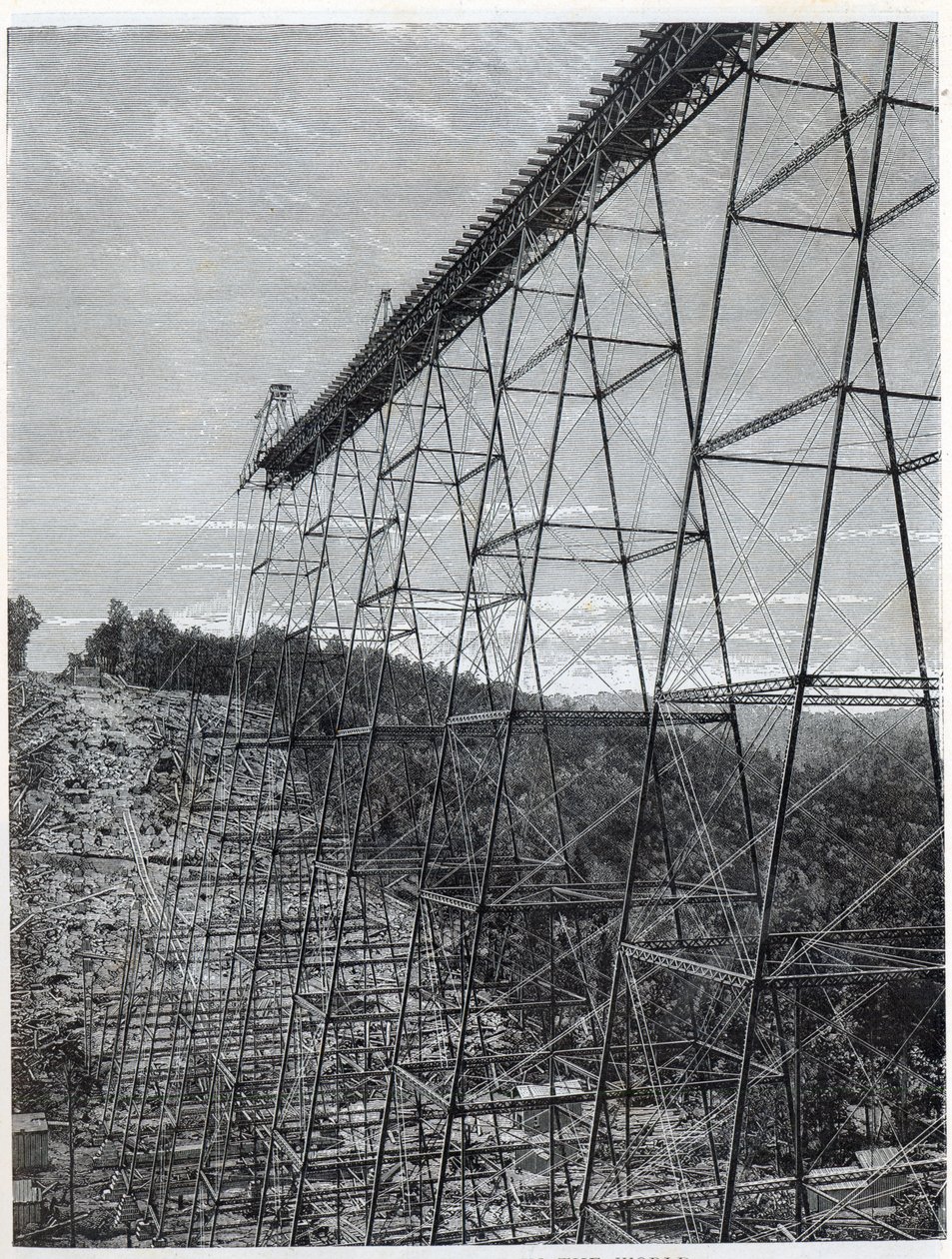 A Kinzua-viadukt építése alkotó: Unbekannt