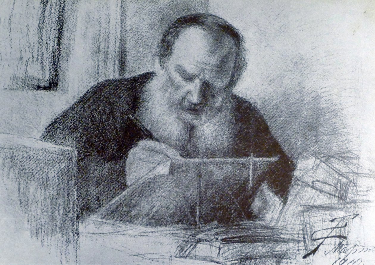 Tolsztoj gróf (1828. szeptember 9. - 1910. november 20.) alkotó: Unbekannter Künstler